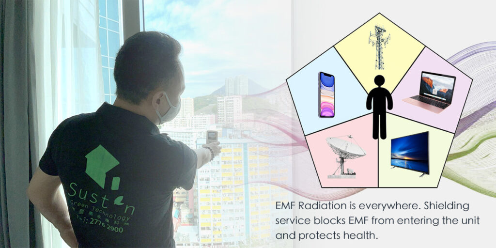 EMF Radiation is everywhere. Shielding service blocks EMF from entering the unit and protects health.